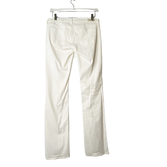 AG Adriano Goldschmied The Ballad Slim Boot Jeans Coastal Grandma White Size 29R - Picture 10 of 15